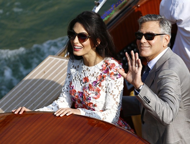 ITALY-US-BRITAIN-PEOPLE-WEDDING-CLOONEY