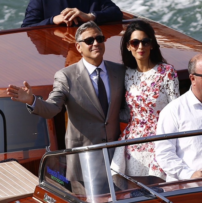 ITALY-US-BRITAIN-PEOPLE-WEDDING-CLOONEY