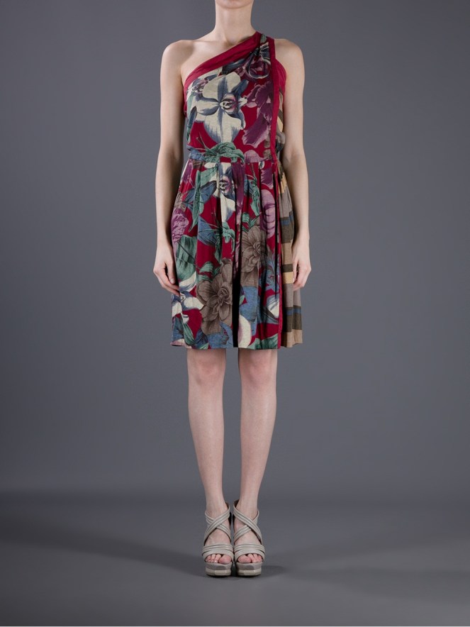 Gianni-Versace-Vintage-women-s-one-shoulder-floral-dress-1099-2