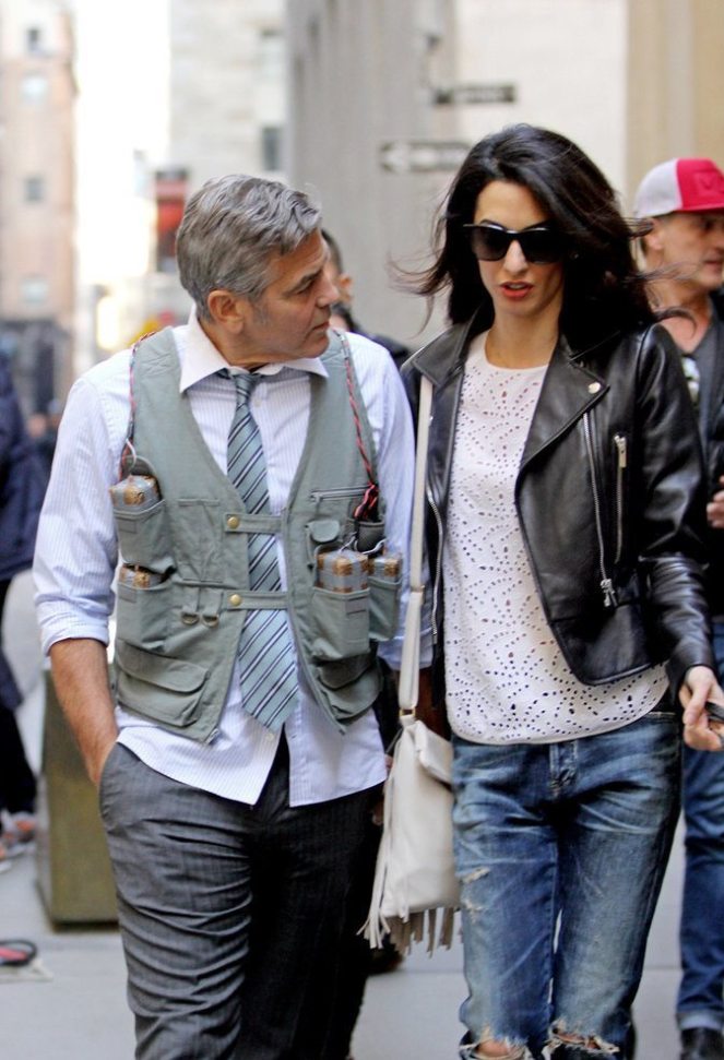 Amal-Alamuddin-Visits-George-Clooney-Set-His-Dog (10)
