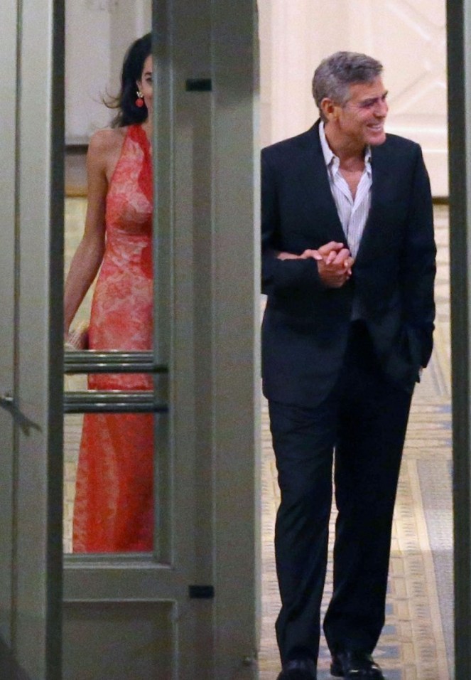 George Clooney and Amal Clooney